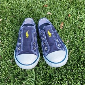 Slip on toddler polo shoes